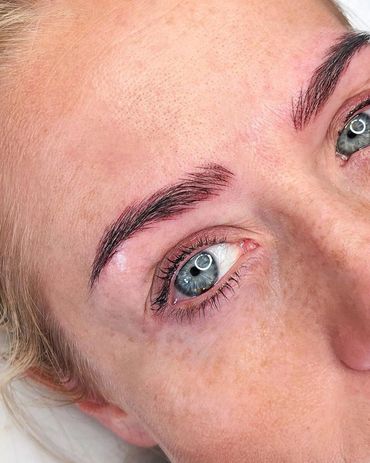 a nano blanding client just after her service in Brentwood tn