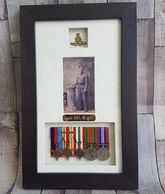 bespoke medal framing service available in tidworth