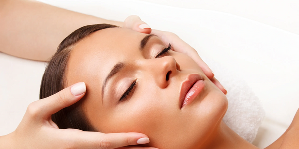 a woman getting a TCA Peel facial treatment