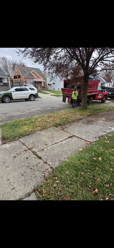 'After photo' from the curb side clean up in Detroit