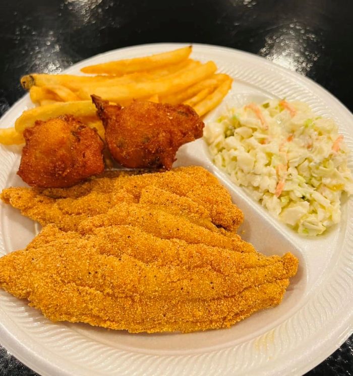 Our fried catfish plate.