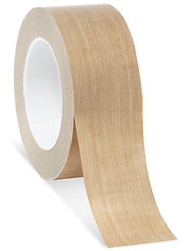 Roll of brown masking tape with a slightly textured surface.