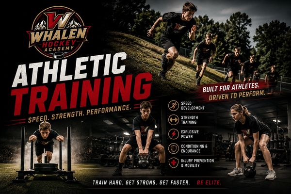 Whalen Hockey Academy athletic training emphasizing speed, strength, and performance.