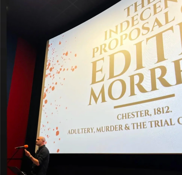 Nick Kevern introducing The Indecent Proposal of Edith Morrey at Chester Picturehouse