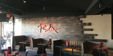 RA Sushi arizona remodel, dining room renovation, re-imaging