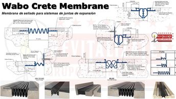 Revitalizate Distribuidor Junta Wabo Crete Membrane WBA de Master Builder Solutions
