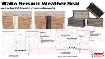 Revitalizate Distribuidorde Junta Wabo Seismic Weather Seal WBA de Master Builders Solutions
