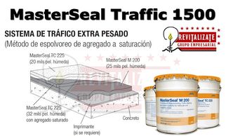 Revitalizate Distribuidor MasterSeal Traffic 1500 de Master Builders Solutions Vehicular Extrapesado