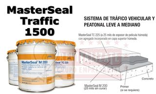 Revitalizate Distribuidor MasterSeal Traffic 1500 de Master Builders Solutions Vehicular Ligero