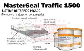 Revitalizate Distribuidor MasterSeal Traffic 1500 de Master Builders Solutions Vehicular Pesado