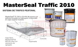 Revitalizate Distribuidor MasterSeal Traffic 2010 de Master Builders Solutions tráfico Peatonal