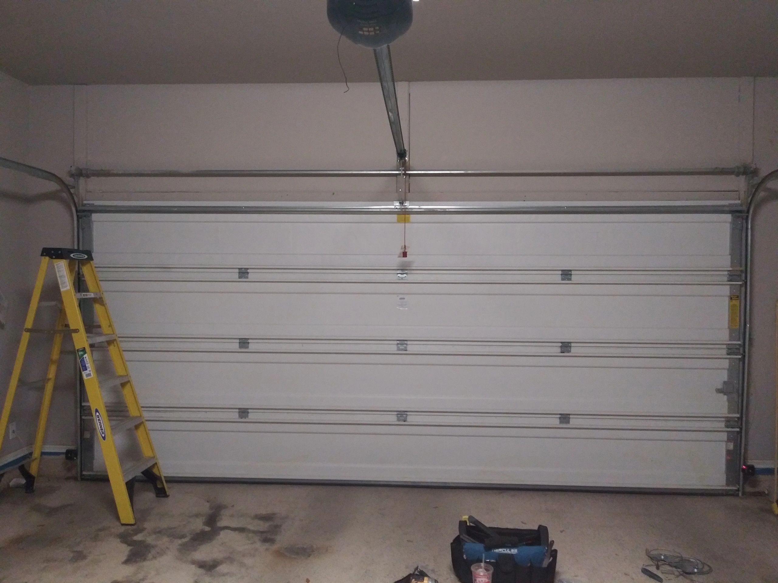 torque master system in austin -garage door repair- this door is wayne dalton model 9100