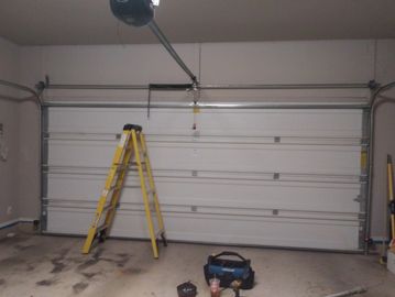 spring conversion on wayne dalton overhead door!