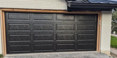 New garage door steelback desgin long panel