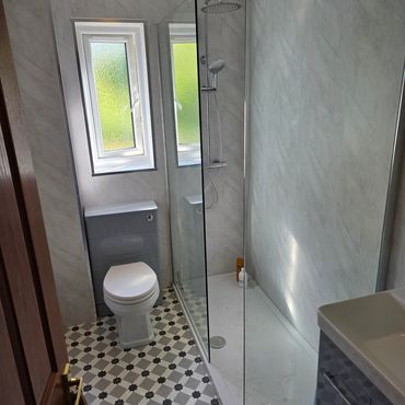 A new bathroom installation