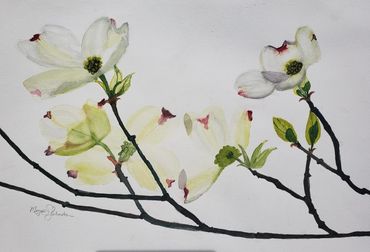 Watercolor - Dogwood
15 x 22
Available $125.00

Work Shop with Charlene Collins Freeman
