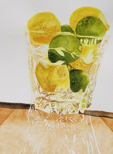 Lemons and Limes OH MY! 
In crystal
15 X 11 - Watercolor - Available

Available $75.00