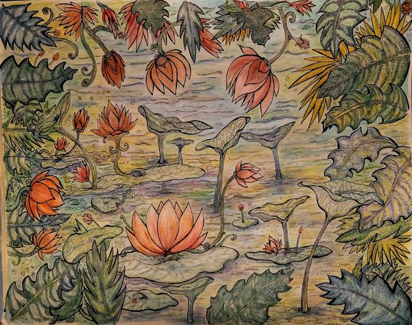 Floral and waterscape