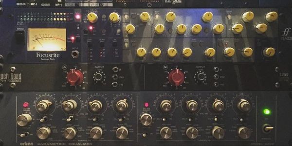 Outboard recording equipment featuring preamplifiers, equalizers and converters