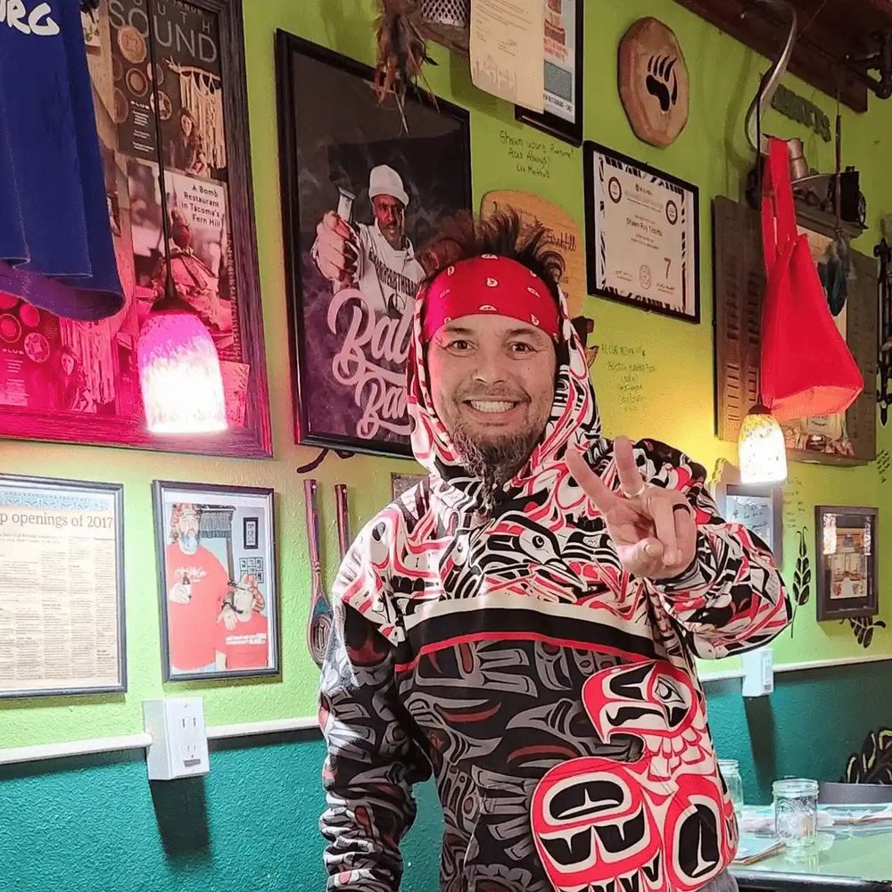 Chef Shawn Tibbitts in dining room