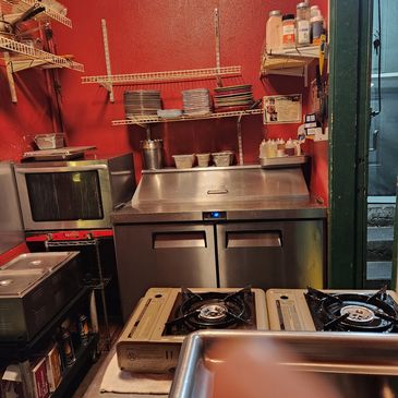 My Kitchen 
NO CROSS CONTAMINATION
NO DEEPFRYER
NO GRILL
NO FLAT TOP 
NO MICROWAVE
100% CLEAN SOURCE