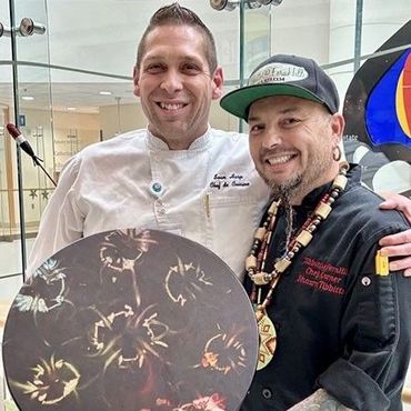 Indigenous Chefs Sean Harp and Shawn Tibbitts