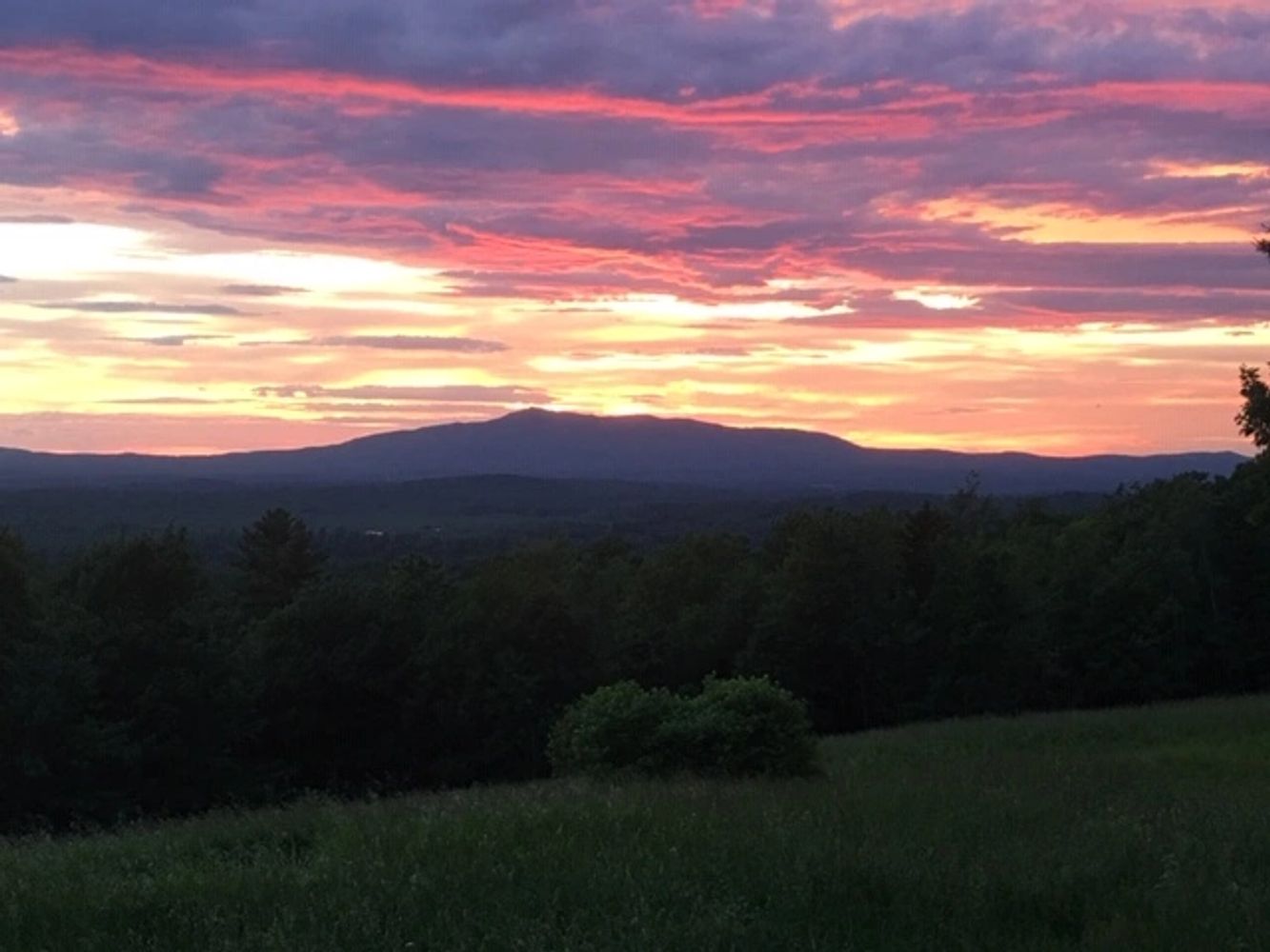 Monadnock Sunset, New Hampshire