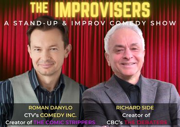 Canadian Stand-up & Improv Comedy Comedians from CBC The Debaters & CTV & The Comic Strippers