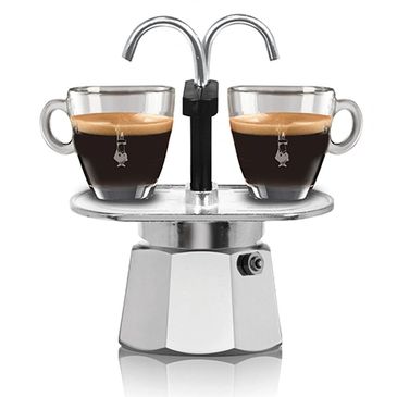 The Bialetti double shot coffee maker