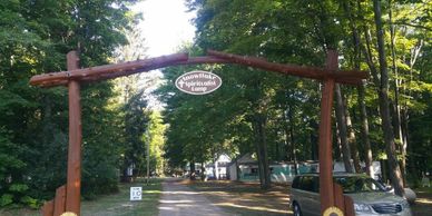 Main entrance to Camp