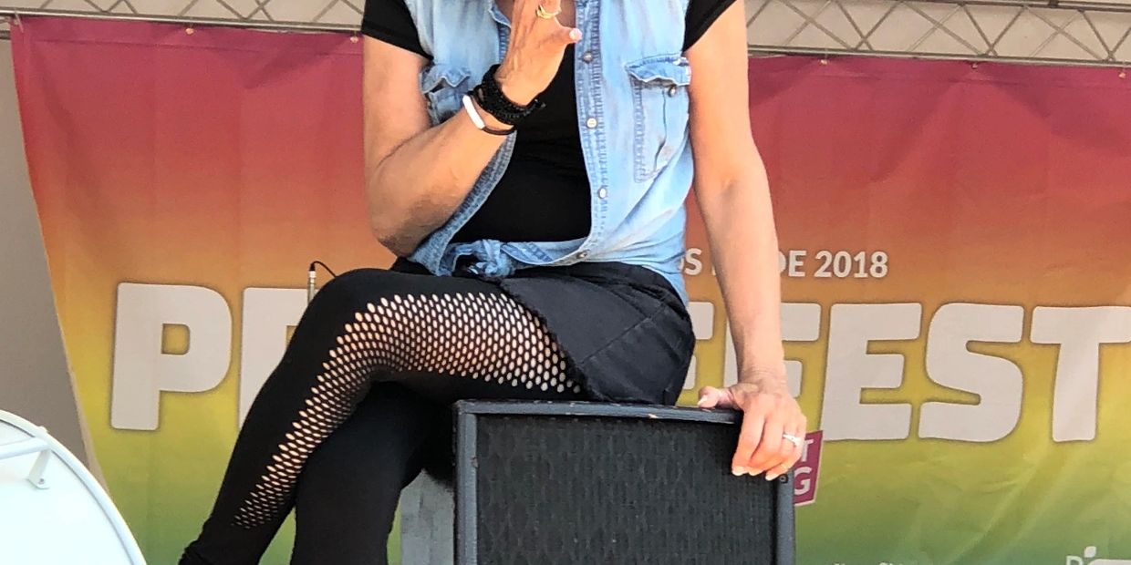 The joy of being on stage with amazing artists - LBGTQ community gathers over 20,000 people each yr.