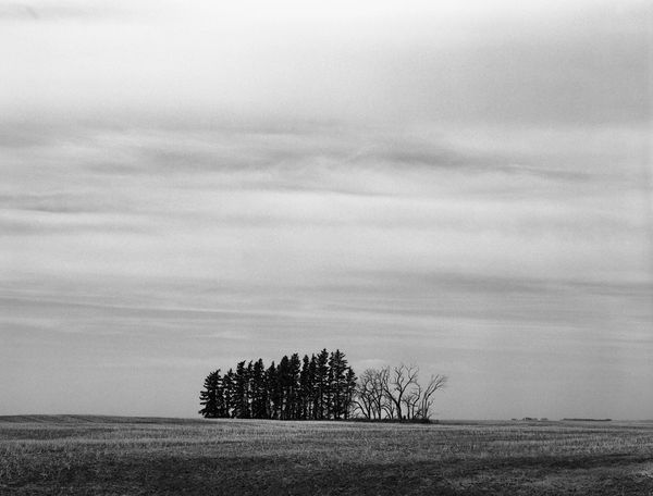 Black and white medium format Prairie landscape by Canadian film photographer Chad Coombs.