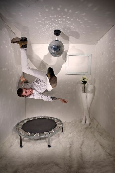 Self Portrait by Canadian Artist Chad Coombs. Disco Flip.