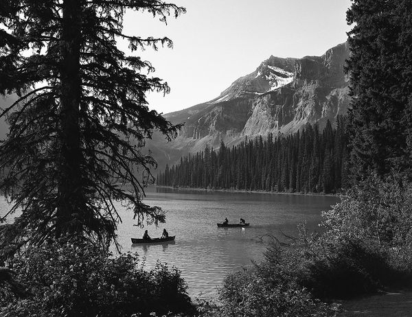 Black and white medium format Mountain landscape by Canadian film photographer Chad Coombs.
