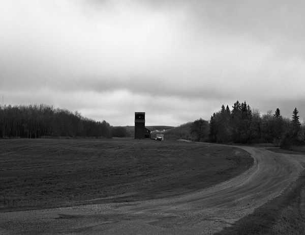 Black and white medium format Prairie landscape by Canadian film photographer Chad Coombs.