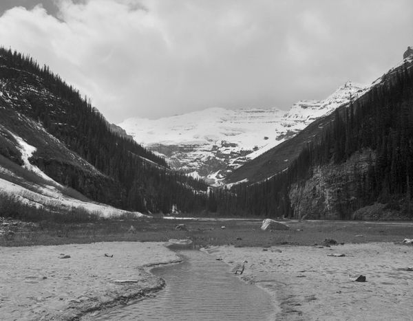 Black and white medium format Mountain landscape by Canadian film photographer Chad Coombs.