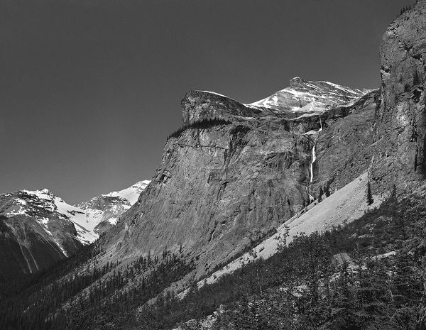 Black and white medium format Mountain landscape by Canadian film photographer Chad Coombs.