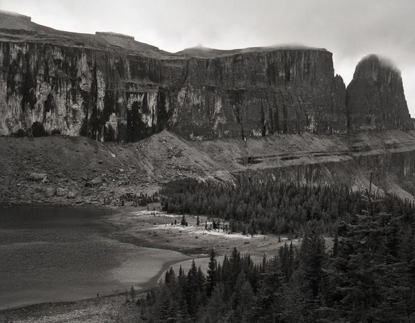 Black and white medium format Mountain landscape by Canadian film photographer Chad Coombs.