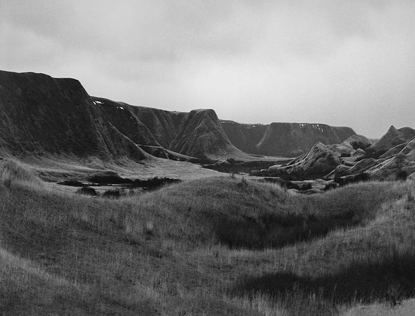 Black and white medium format Prairie landscape by Canadian film photographer Chad Coombs.