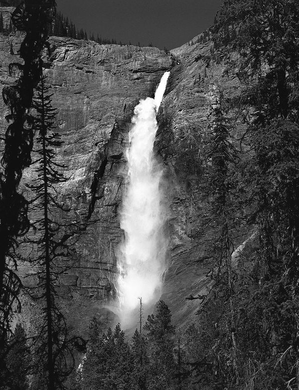 Black and white medium format Mountain landscape by Canadian film photographer Chad Coombs.