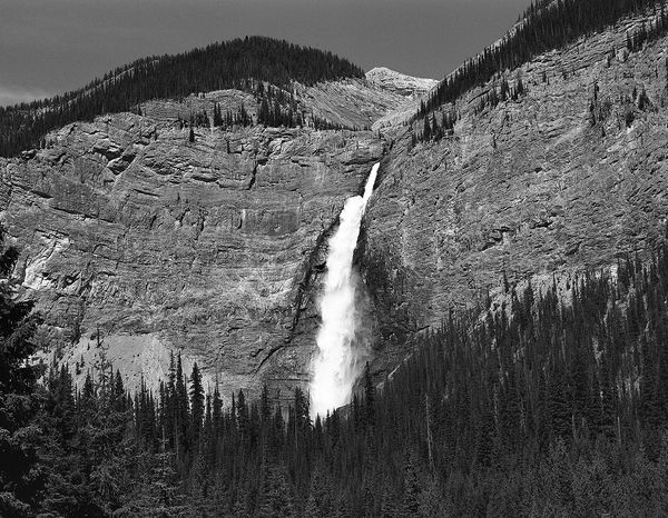Black and white medium format Mountain landscape by Canadian film photographer Chad Coombs.