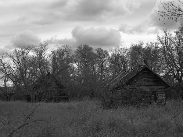 Black and white medium format Prairie landscape by Canadian film photographer Chad Coombs.