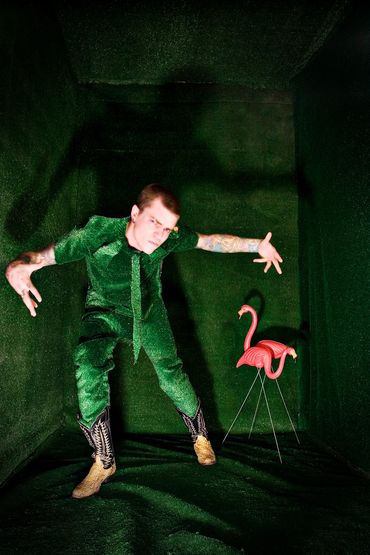 Self Portrait by Canadian Artist Chad Coombs. Fake Market.