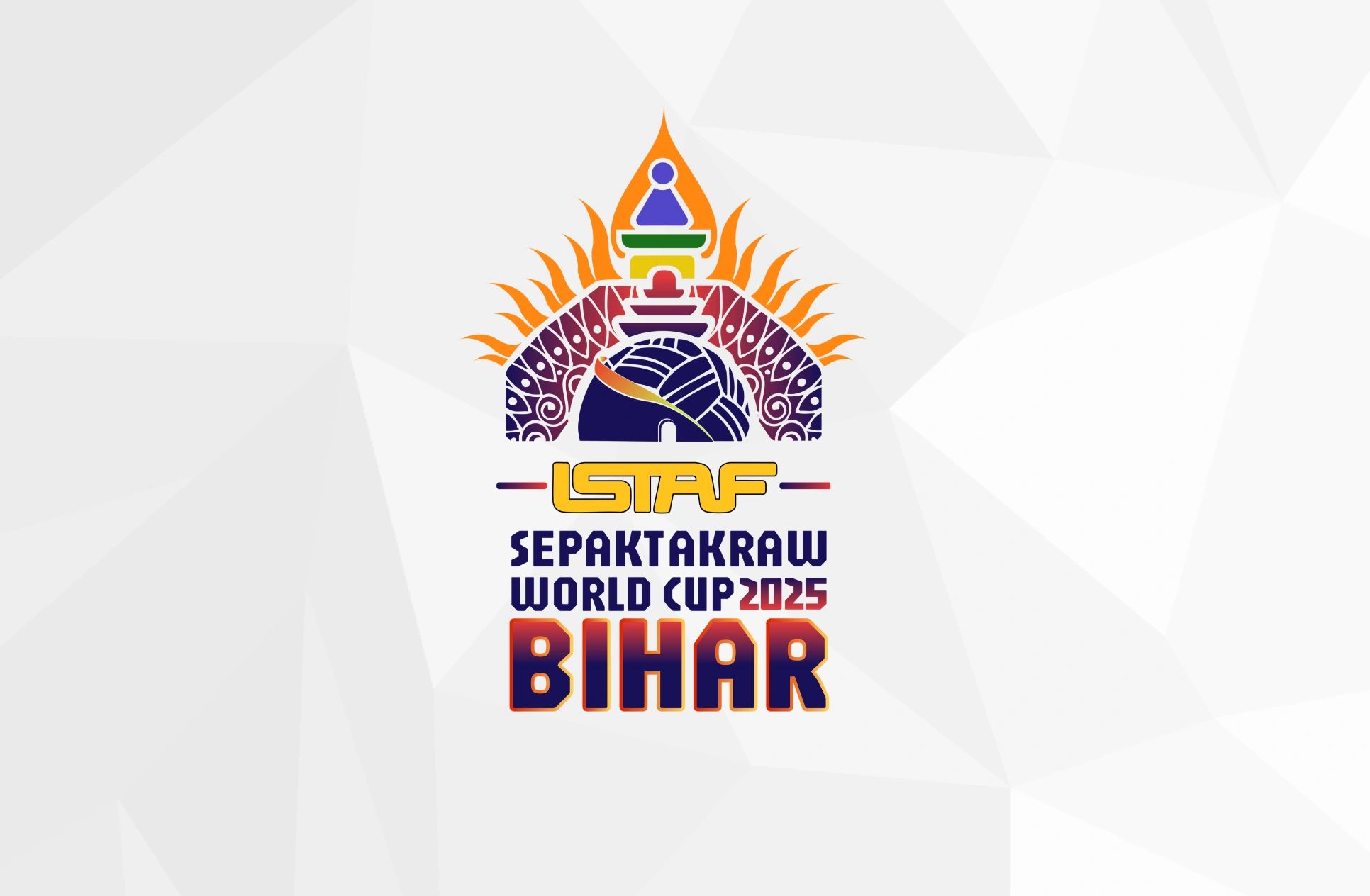 ISTAF SEPAKTAKRAW WORLD CUP 2025 -  BIHAR LOGO