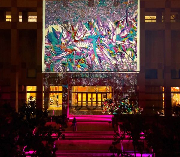 image of a projection mapping in Raleigh NC at the North Carolina Museum of History by Artist: Robin