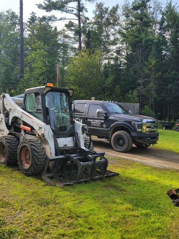 Flagg Forestry Services Skid steer and Truck, Tree Services Maine