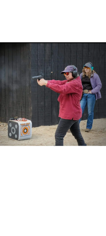 Handgun, shooting range