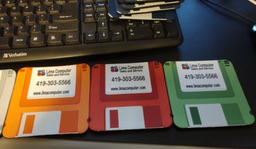 Floppy Disk Coasters
