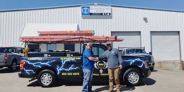 M & J Electrical Services, Inc. Service Truck