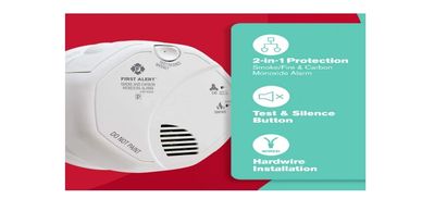 Smoke detector combo with voice